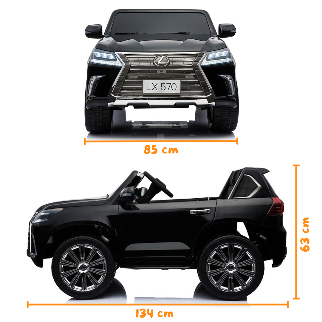 Lexus LX 570 (2-persoons) - Zwart
