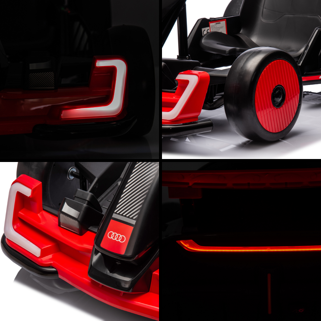 Audi Drift e-Gokart - Rood