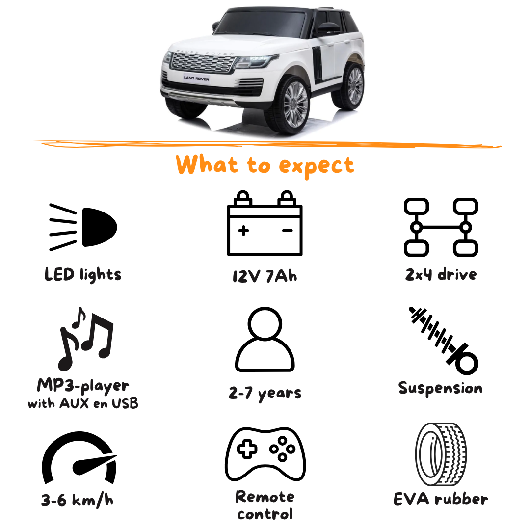 Range Rover Vogue HSE (2-person) - White