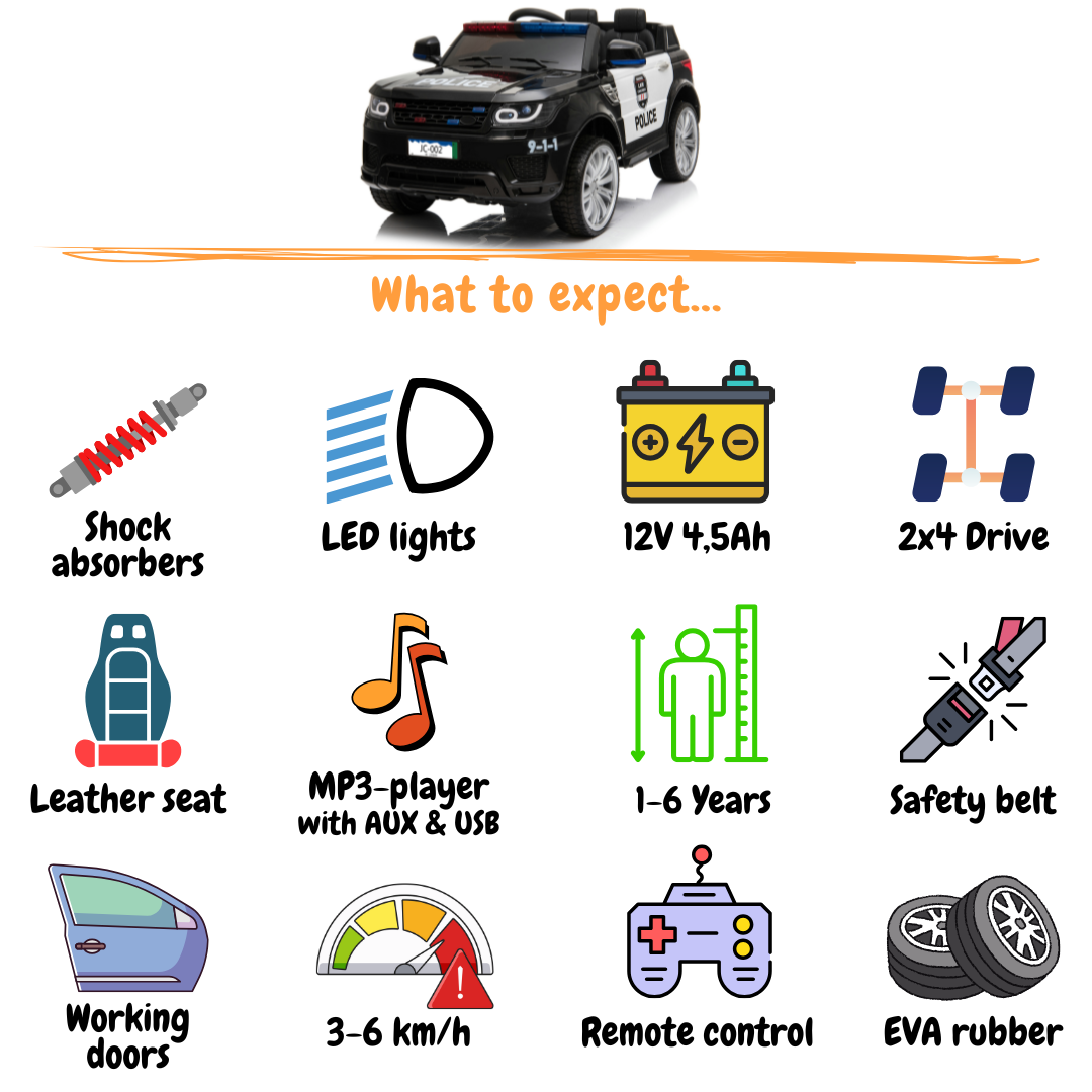 Vrooomy® Evoque S Politie