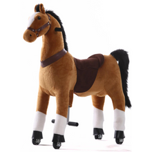 Vrooomy® Mechanische Pony L - Bruin