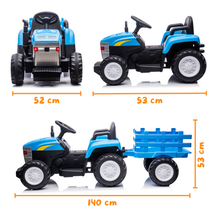 Vrooomy® Tractor T7 - ​​Blue