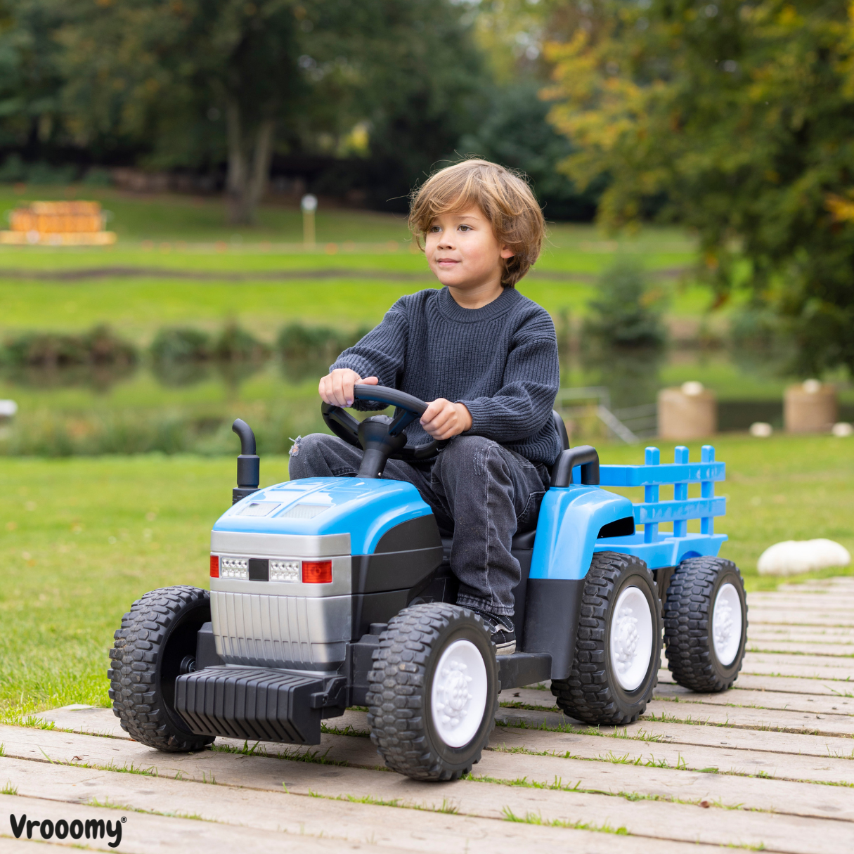 Vrooomy® Tractor T7 - ​​Blue