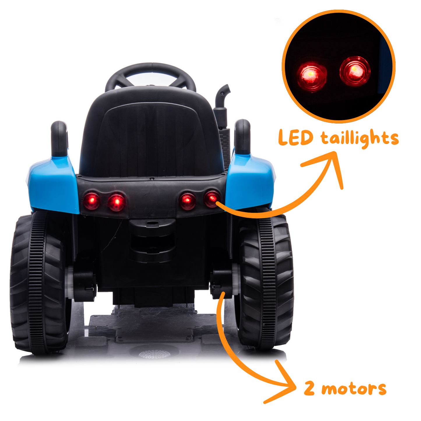 Vrooomy® Tractor T7 - ​​Blue