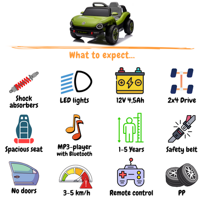 Volkswagen E-Buggy Concept - Groen