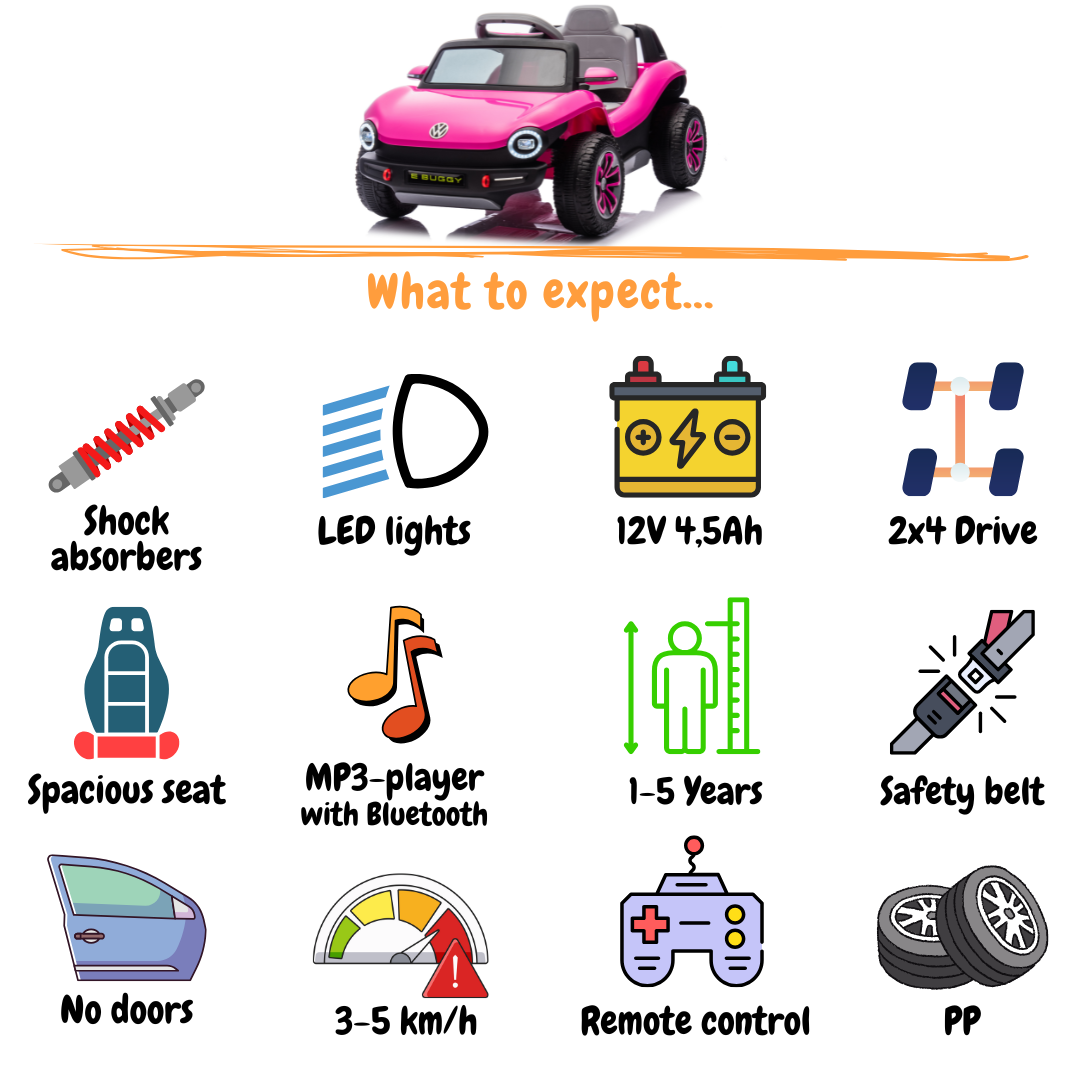 Volkswagen E-Buggy Concept - Roze