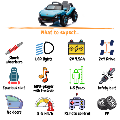 Volkswagen E-Buggy Concept - Blauw