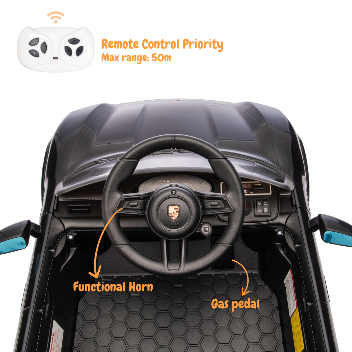 Porsche Taycan Turbo S - Zwart