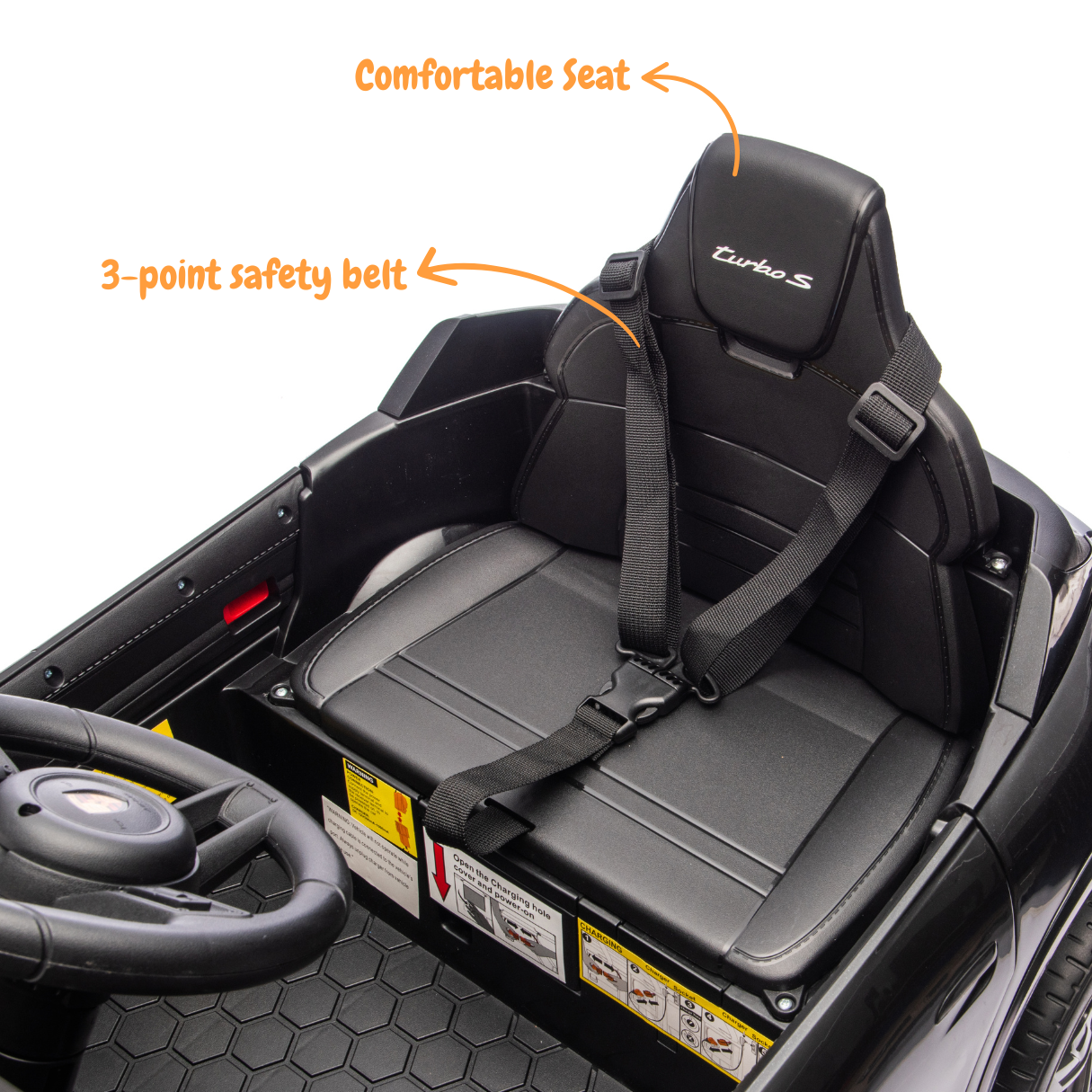 Porsche Taycan Turbo S - Zwart