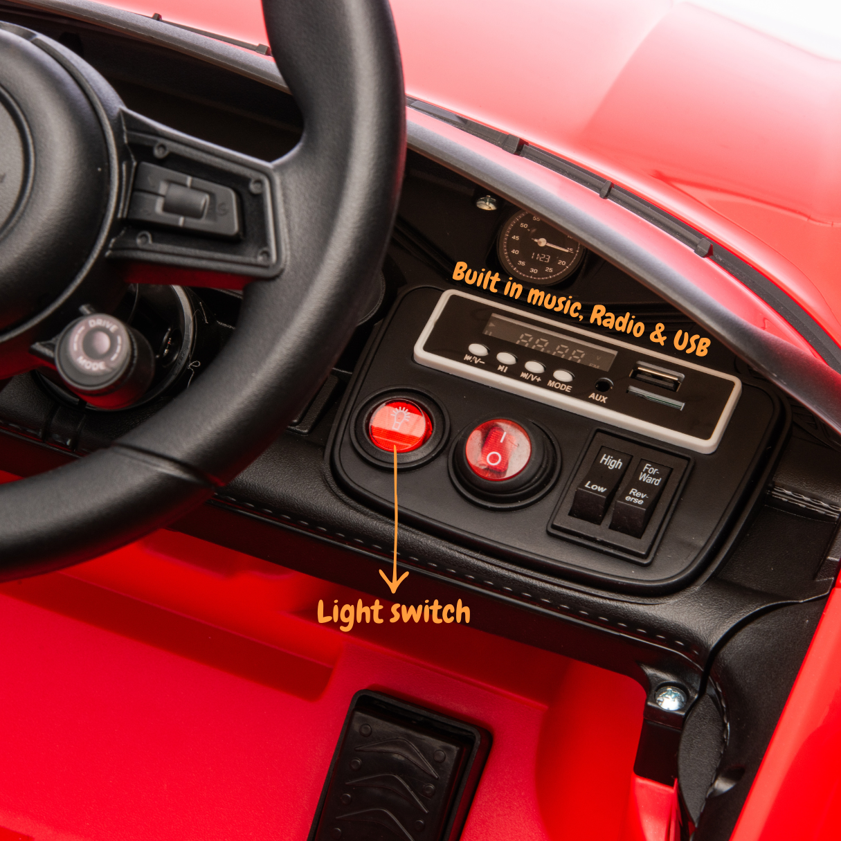 Porsche Taycan Turbo S - Rood