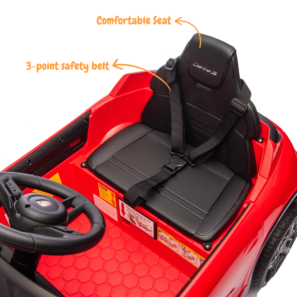 Porsche Taycan Turbo S - Rood