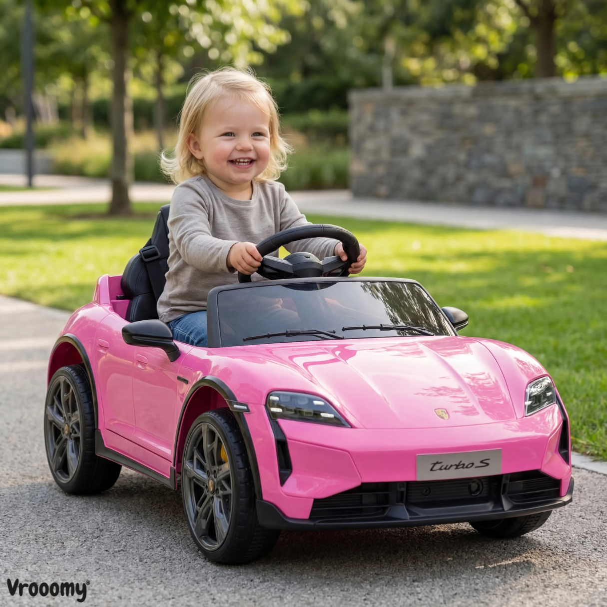 Porsche Taycan Turbo S - Roze