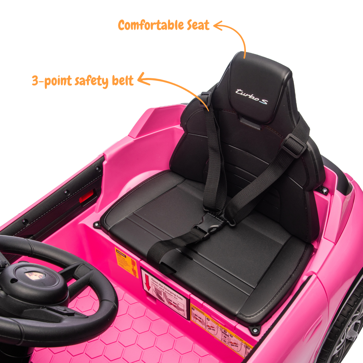 Porsche Taycan Turbo S - Roze