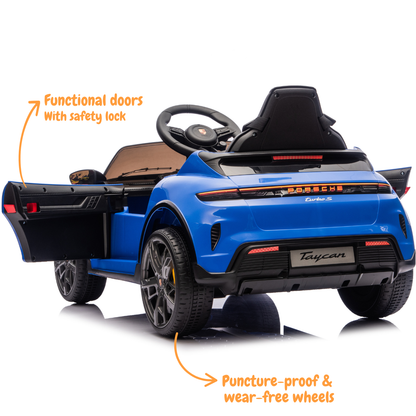 Porsche Taycan Turbo S - Blauw