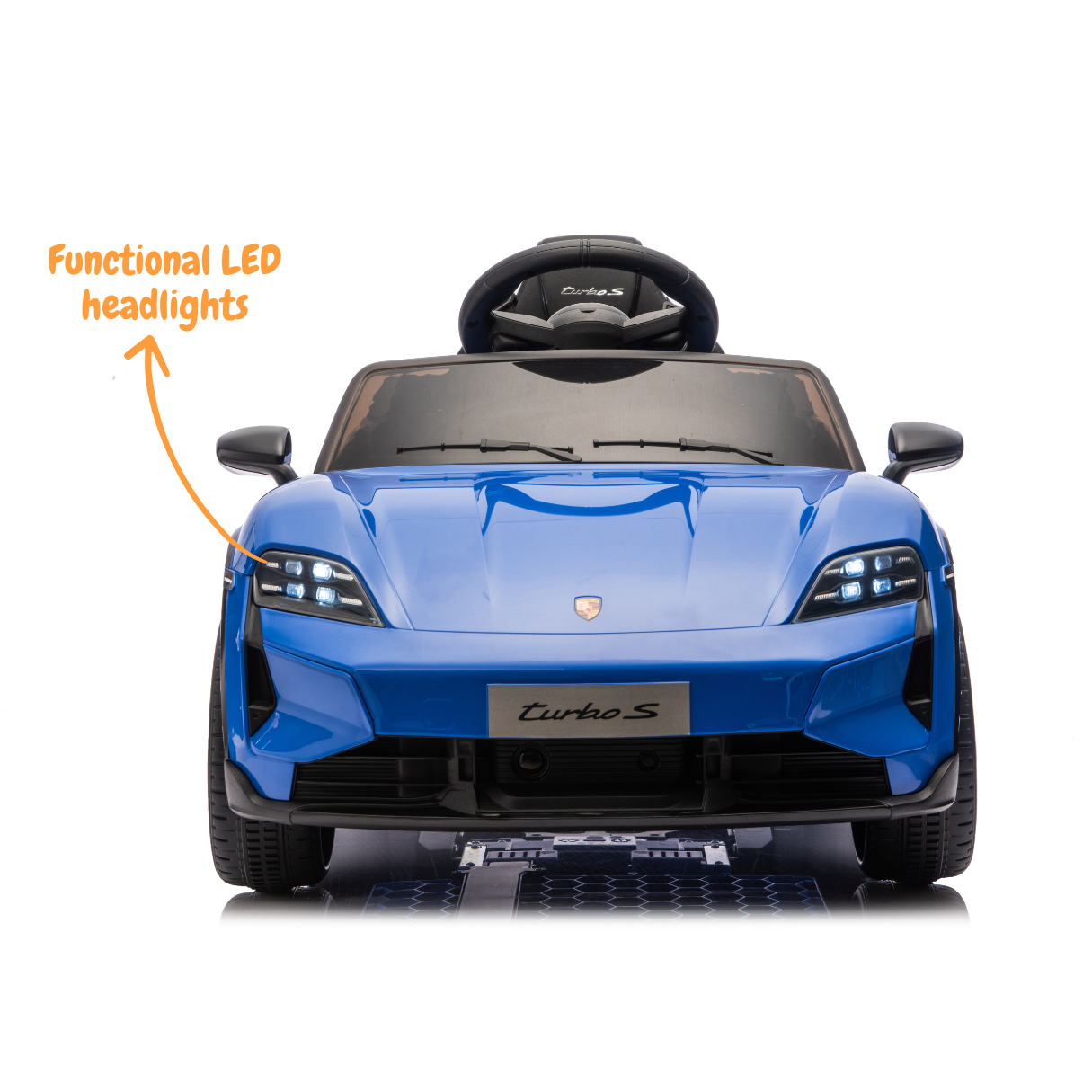 Porsche Taycan Turbo S - Blauw