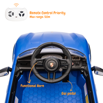 Porsche Taycan Turbo S - Blauw