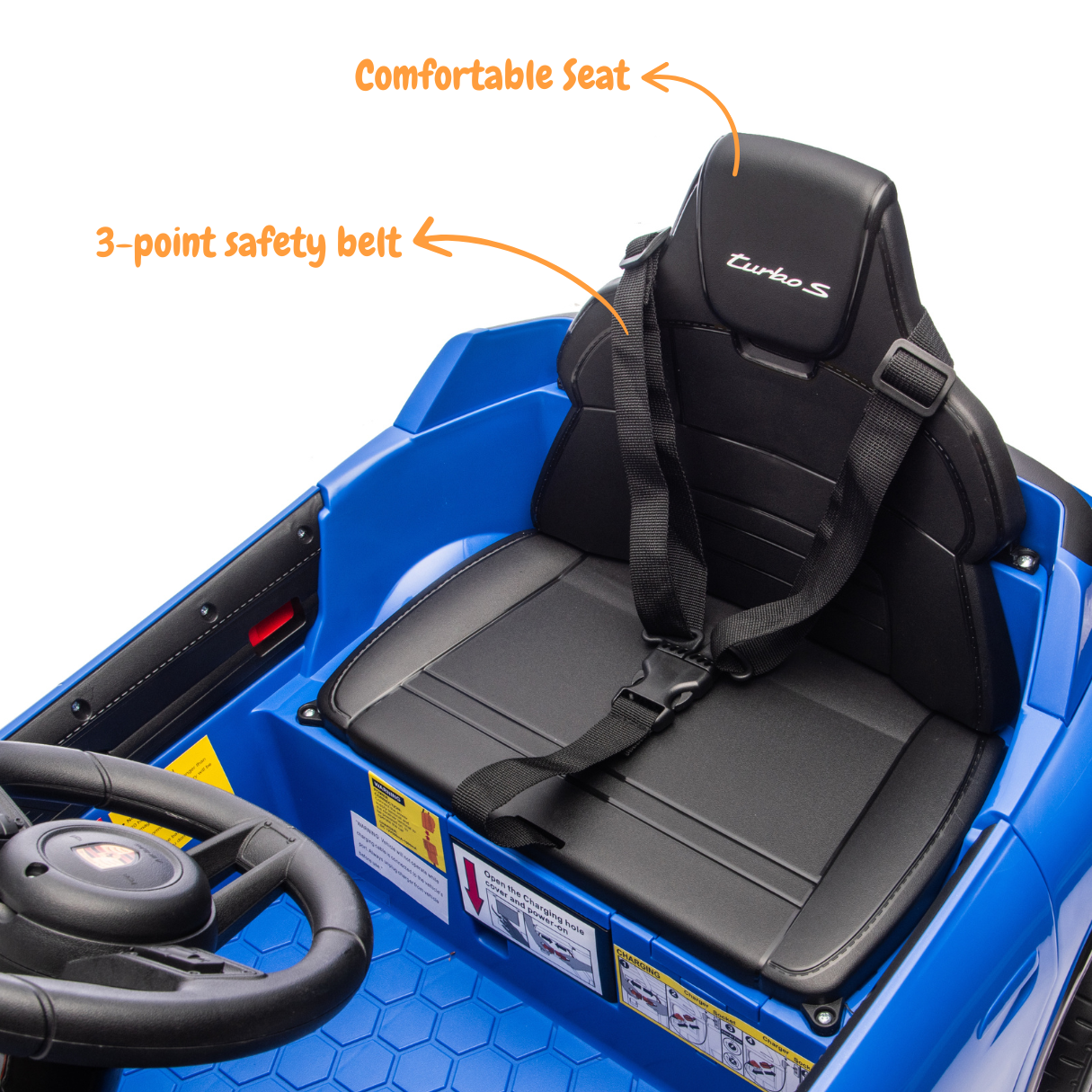 Porsche Taycan Turbo S - Blauw