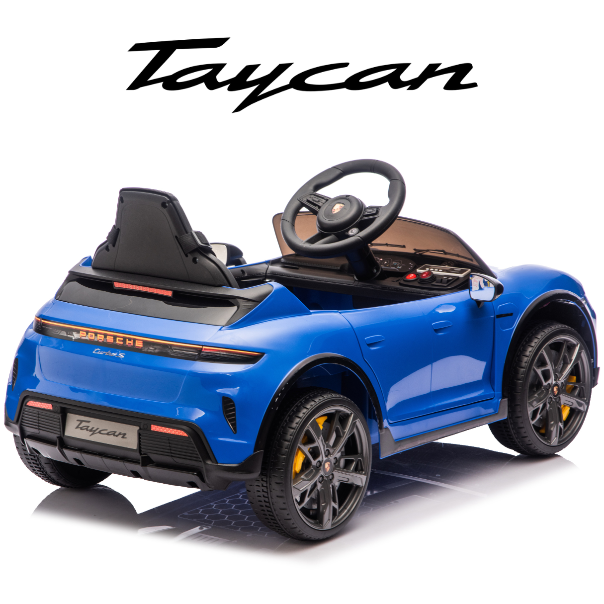 Porsche Taycan Turbo S - Blauw