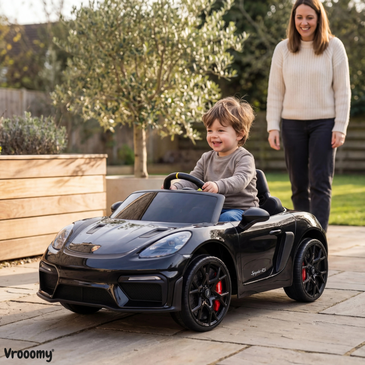 Porsche 718 Spyder RS - Zwart
