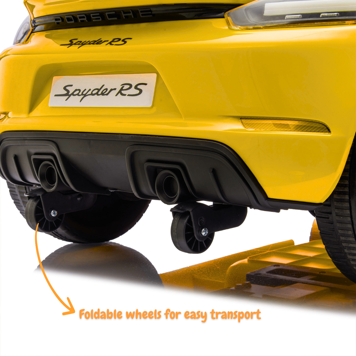 Porsche 718 Spyder RS - Zwart