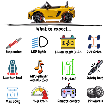 Porsche 718 Spyder RS - Geel