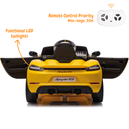 Porsche 718 Spyder RS - Geel