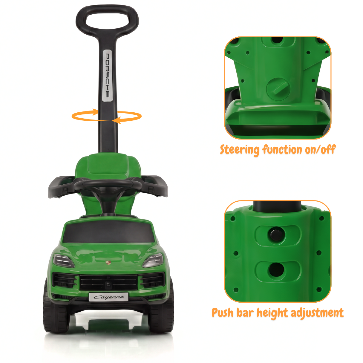 Porsche Cayenne Turbo S 3-in-1 - Groen