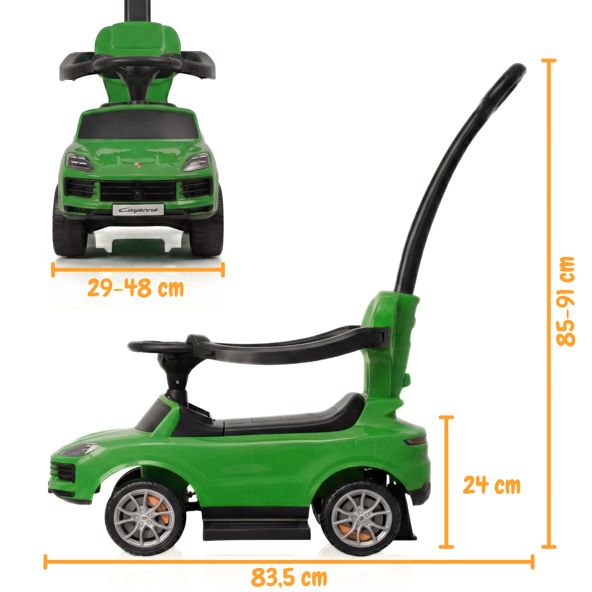 Porsche Cayenne Turbo S 3-in-1 - Groen