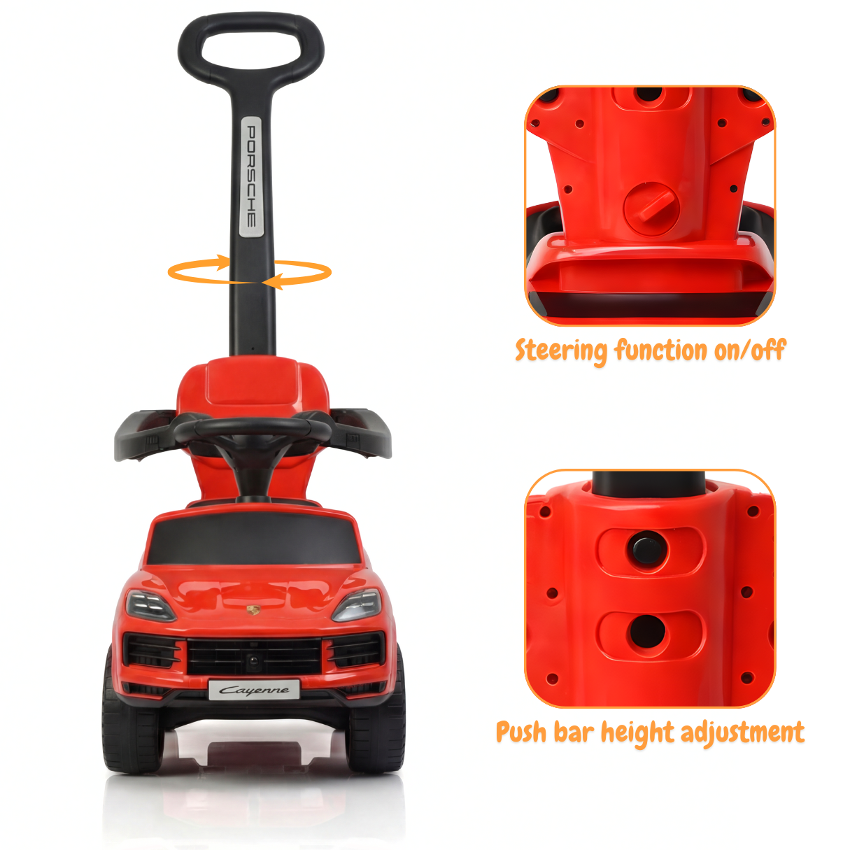 Porsche Cayenne Turbo S 3-in-1 - Rood