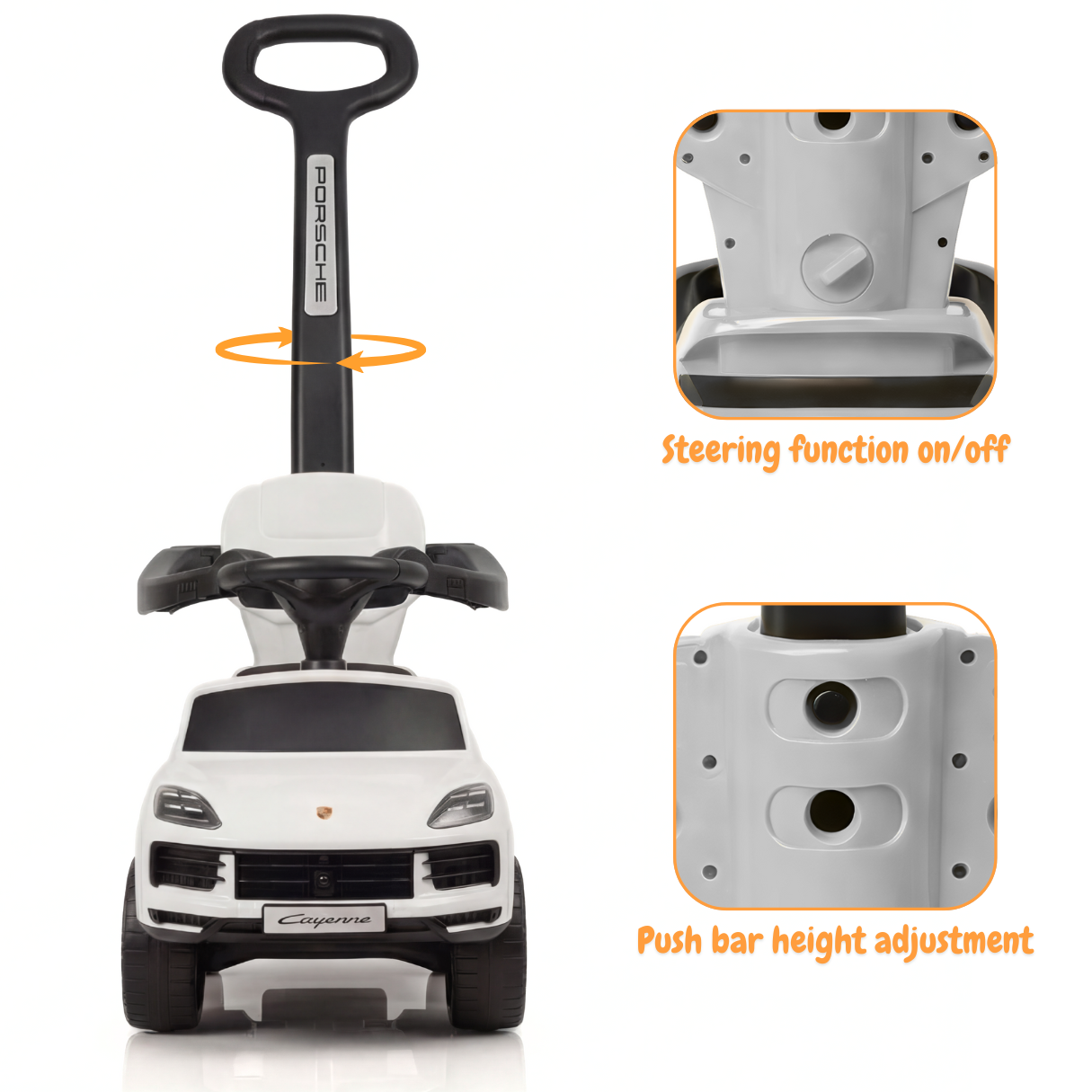Porsche Cayenne Turbo S 3-in-1 - Wit
