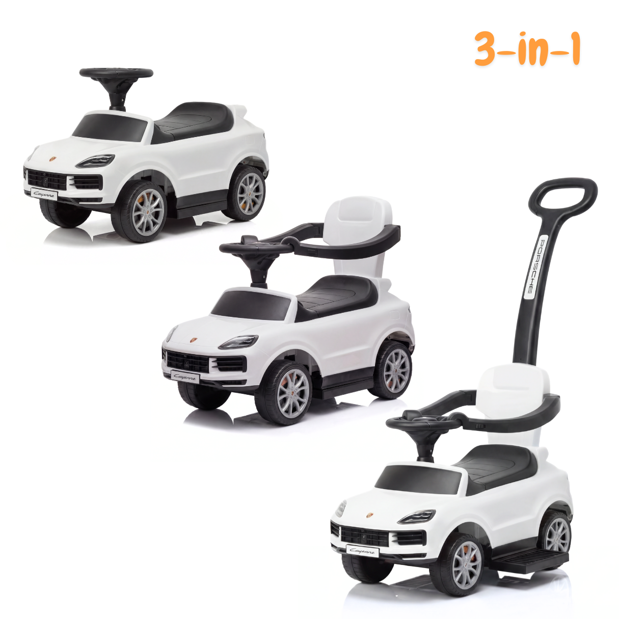 Porsche Cayenne Turbo S 3-in-1 - Wit