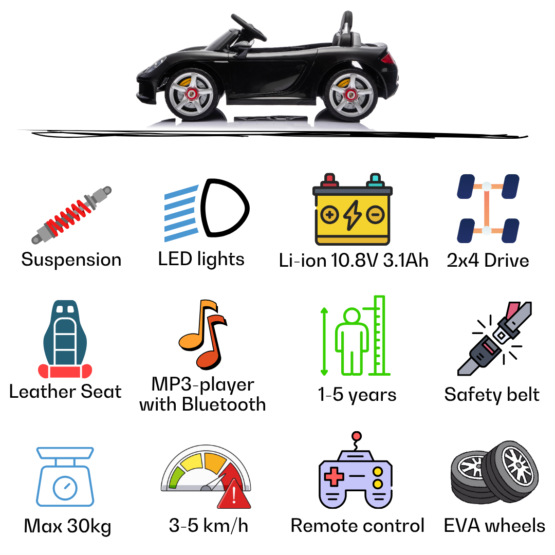 Porsche Carrera GT - Zwart
