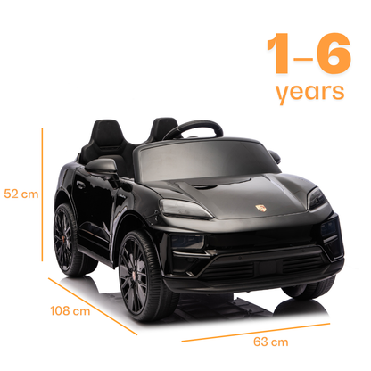 Porsche Macan Turbo - Lak zwart